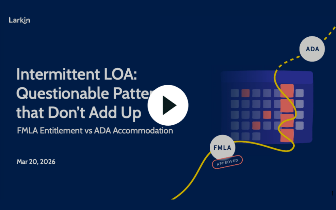 Intermittent LOA: Questionable Patterns that Don’t Add Up